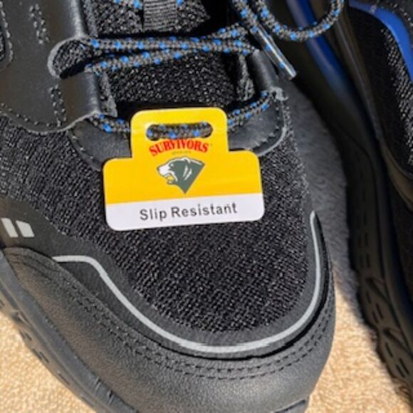 Women's Size: 9 . Leather Soft Toe Shoes . Oil & Slip Resistant . Work & Safety - Picture 8 of 10